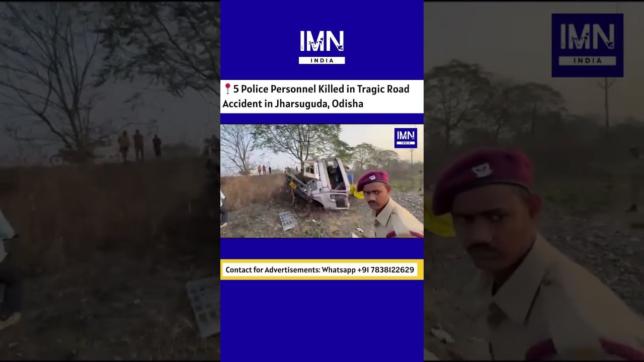 5 Police Personnel Killed in Tragic Road Accident in Jharsuguda, Odisha #odisha #odishanews #shorts