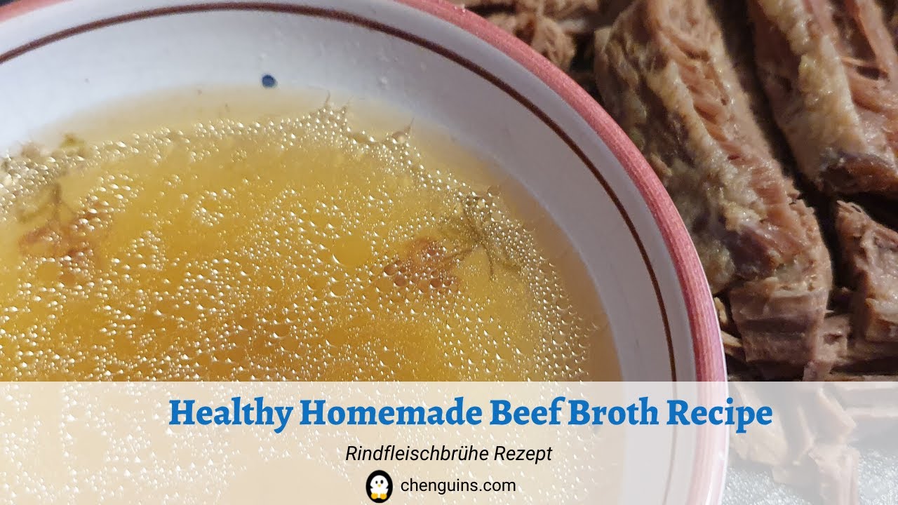 Simple Homemade Beef Broth