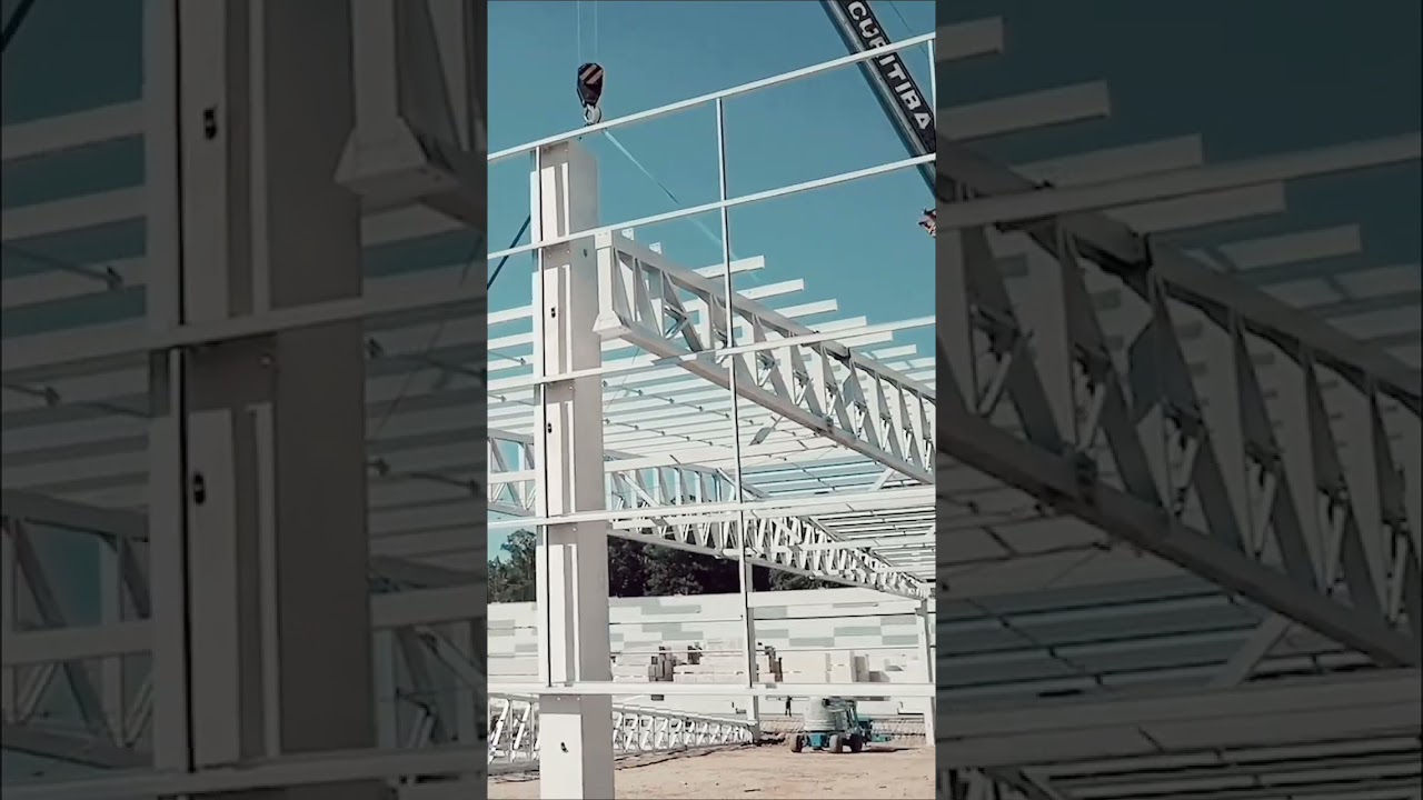 Estrutura Met&aacute;lica PREMOTEC #industrial #estruturametalica  #constru&ccedil;&atilde;oindustrial #estrutura