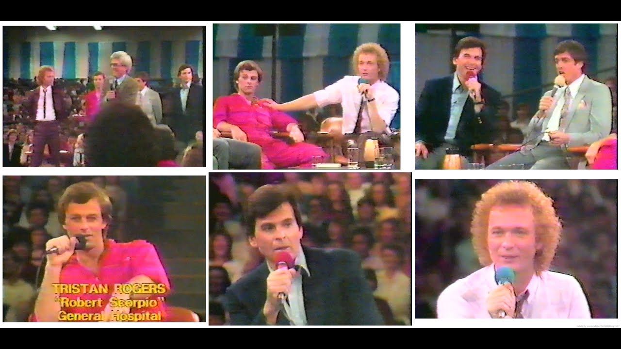 Phil Donahue  show 1981 General Hospital w/Stuart Damon, Doug Sheehan, Tristan Rogers, Tony Geary