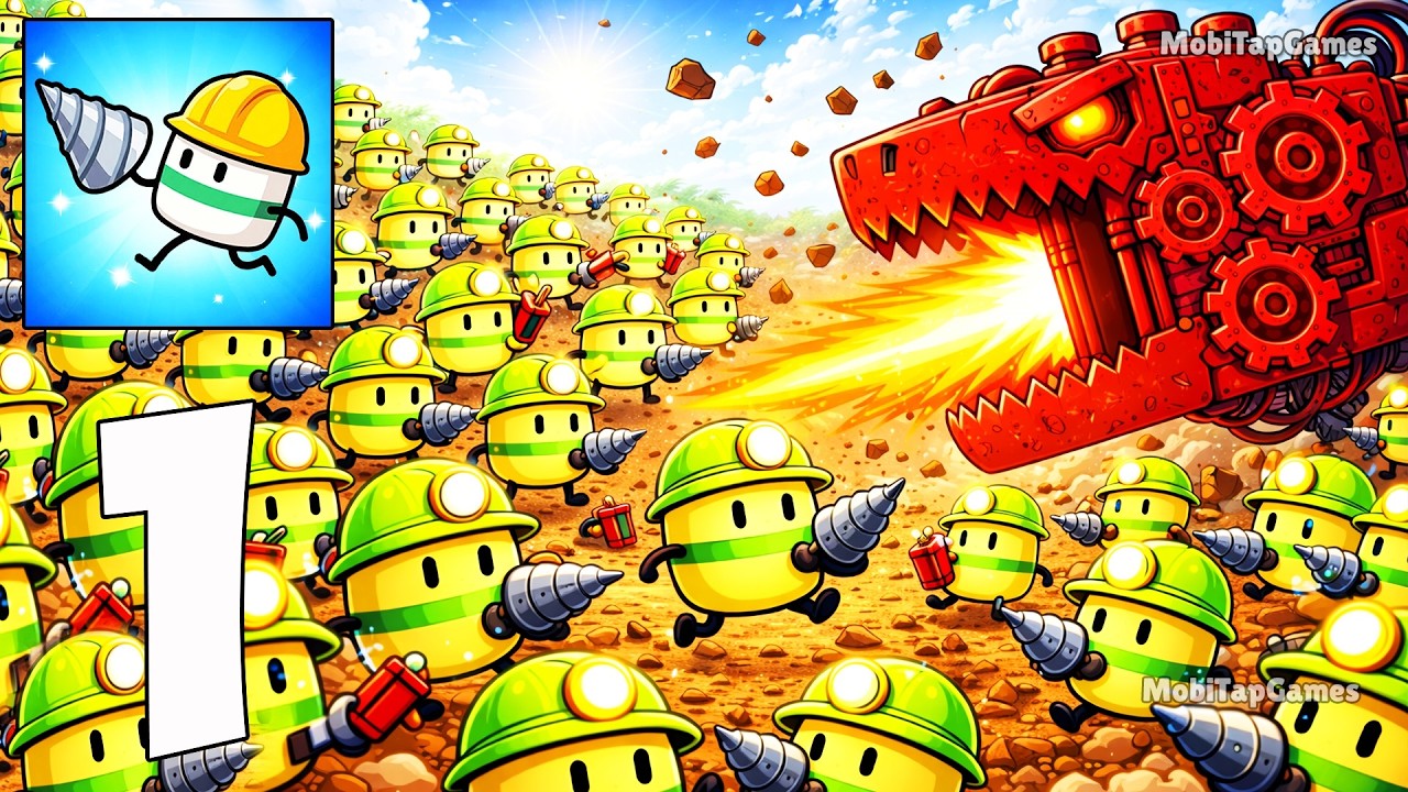 DDDigger – Digging Deep to the Core Gameplay Walkthrough (iOS, Android)