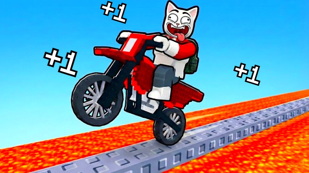 Every Second +1 SPEED Motorcycle Escape in Roblox...