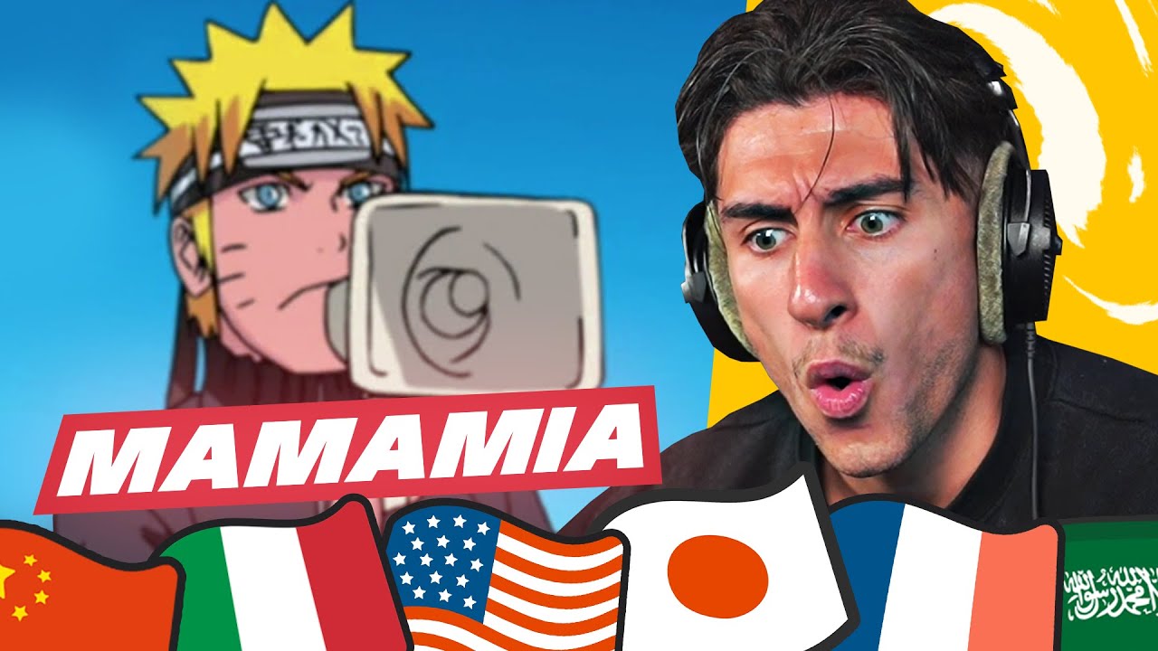 LES ANIMES DANS DIFFÉRENTES LANGUES ! (Naruto,JJK, One Piece, SNK)