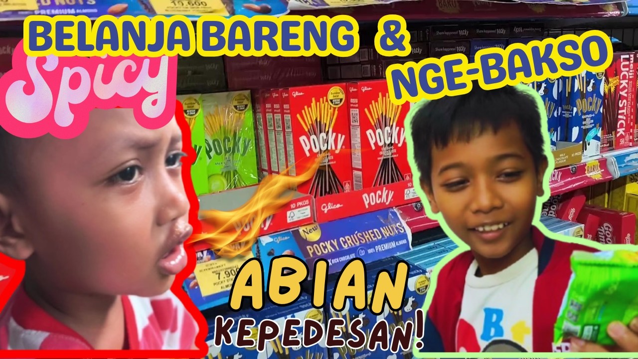 BELANJA BARENG DI SWALAYAN LANJUT MAKAN MIE AYAM DAN BAKSO BESTIII