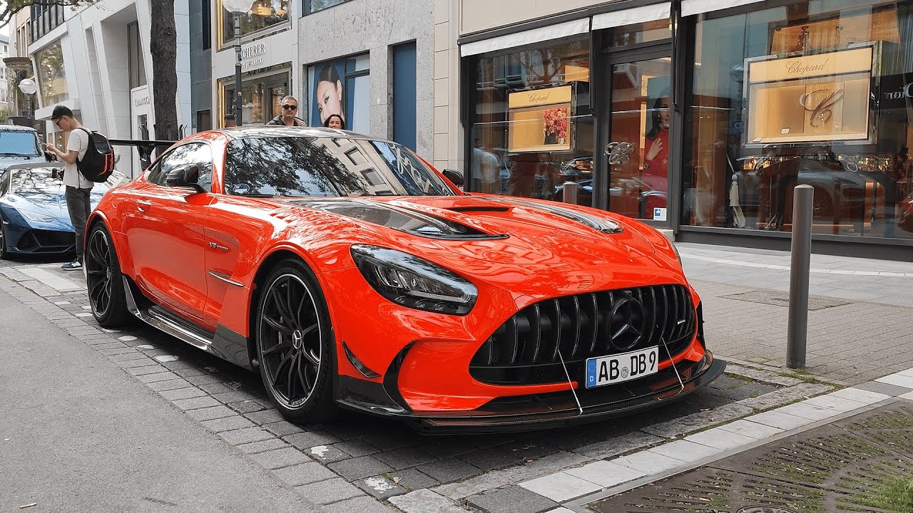 Aventador SVJ, Ferrari 296 GTB, GT Blackseries, SF90 and more - Carspotting Frankfurt 2024 #3