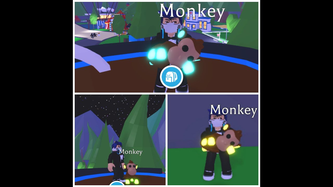 MEGA NEON MONKEY in #ADOPTME!!!