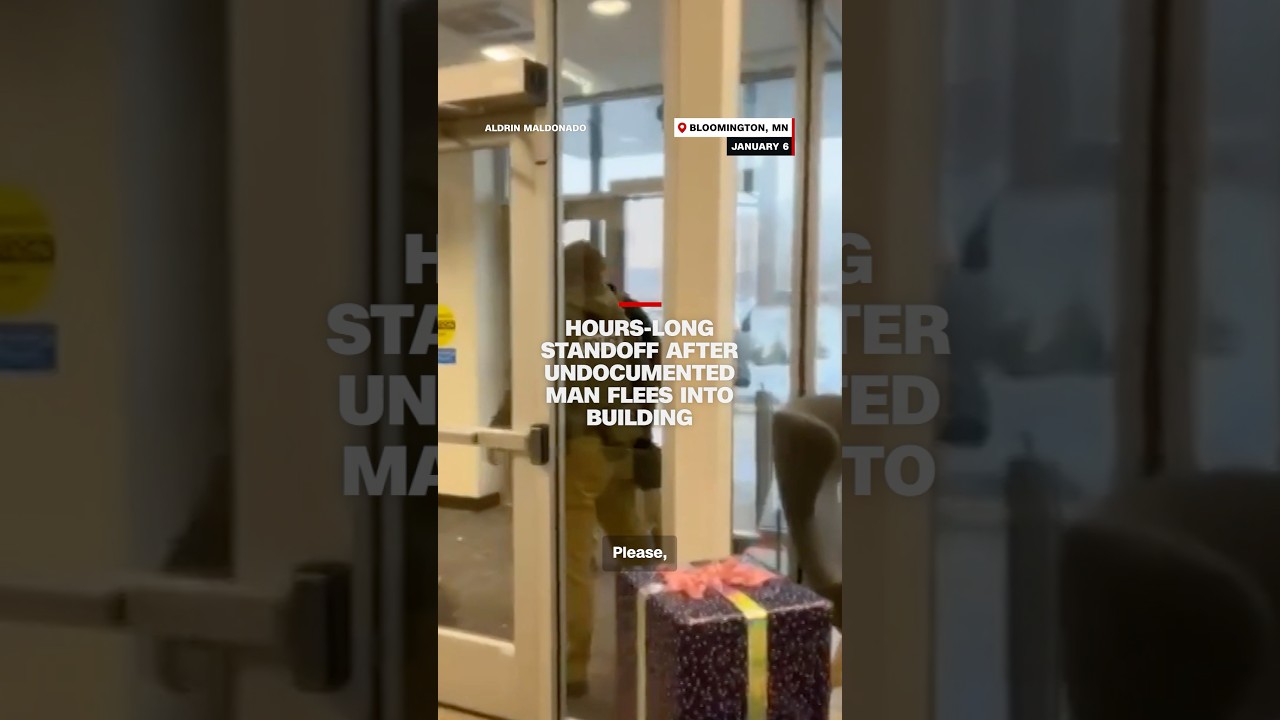 Hours-long standoff after undocumented man flees into building