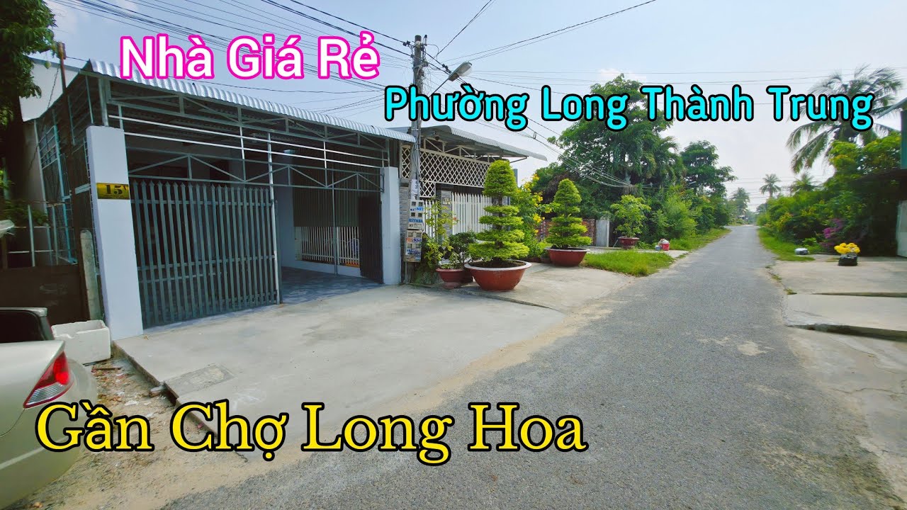 Bán Đất Tặng Nhà Phường Long Thành Trung Gần Chợ Long Hoa | Nhà Đất Tây Ninh