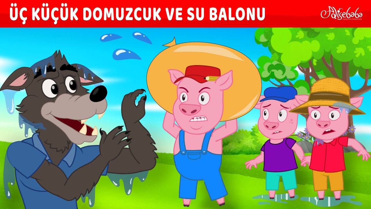 Üç Küçük Domuzcuk ve Su Balonu💧🐷 | Adisebaba Masallar
