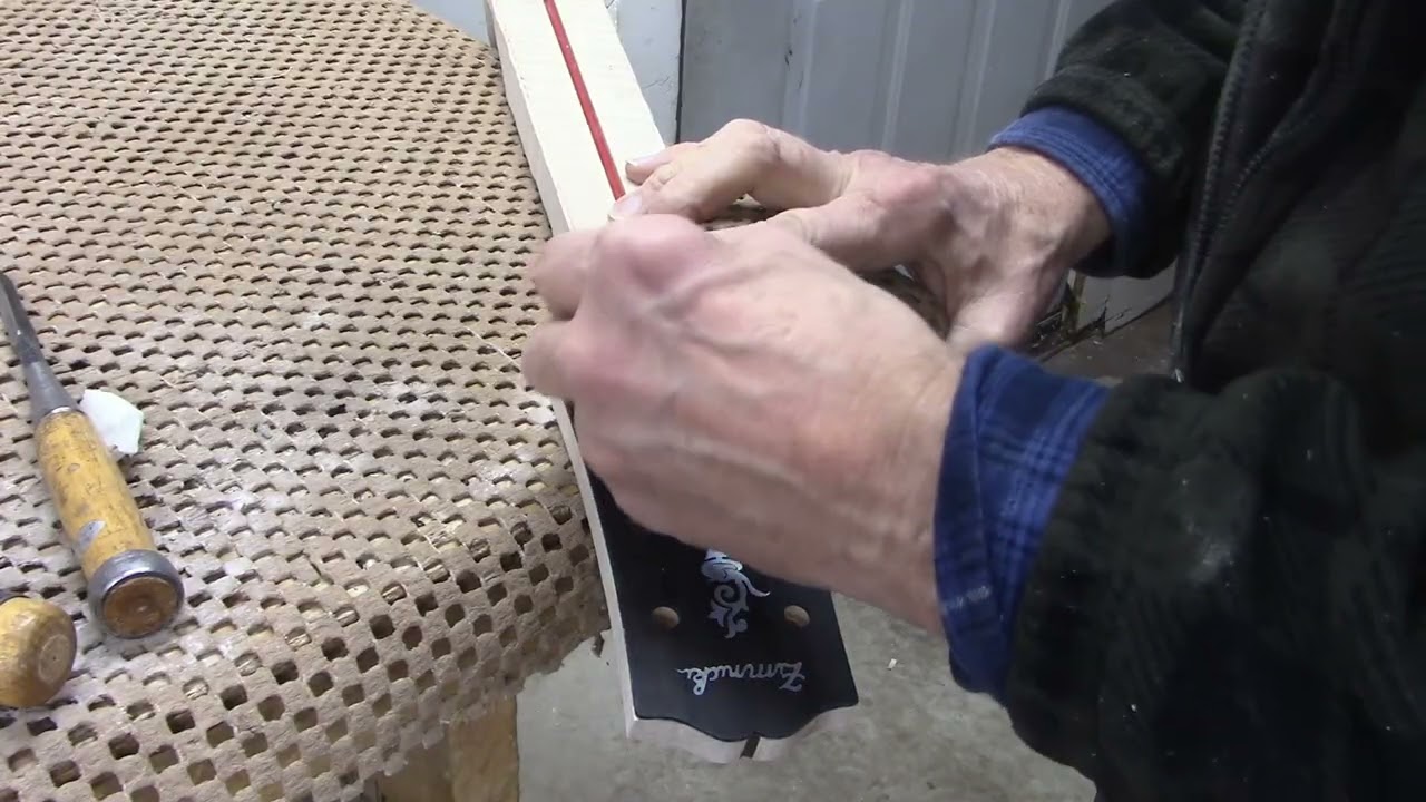 Building an Archtop Guitar, part 7: Neck Extension and Peghead