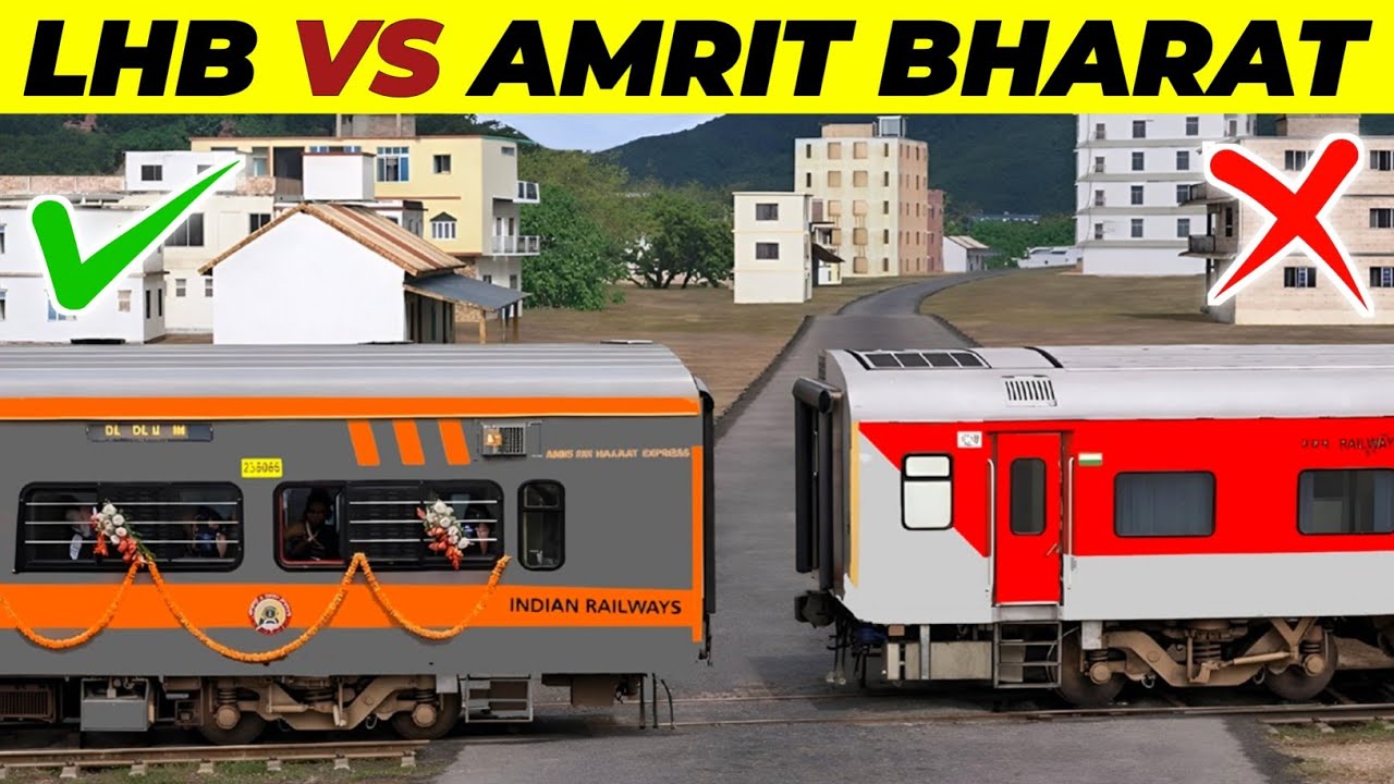 Why Indian Railways is Replacing LHB Trains with AMRIT BHARAT Express Trains || LHB Vs Amrit Bharat 