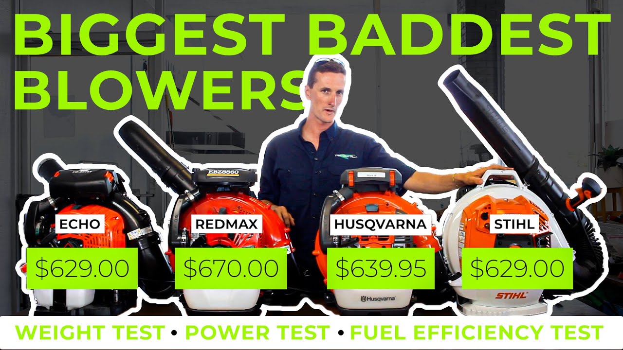BEST Big Backpack Blower Comparison - STIHL vs ECHO vs REDMAX vs HUSQVARNA