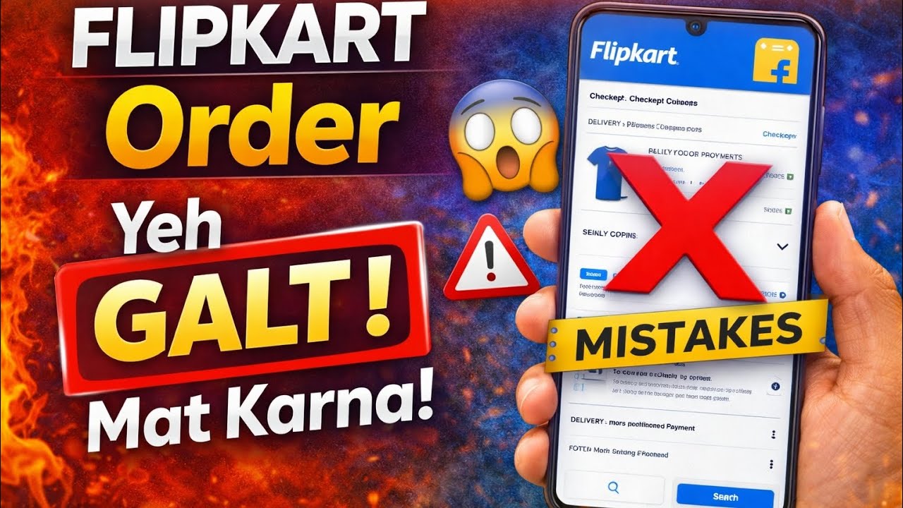 Flipkart Par Order Karte Samay Ye Galti Kabhi Mat Karna 😱