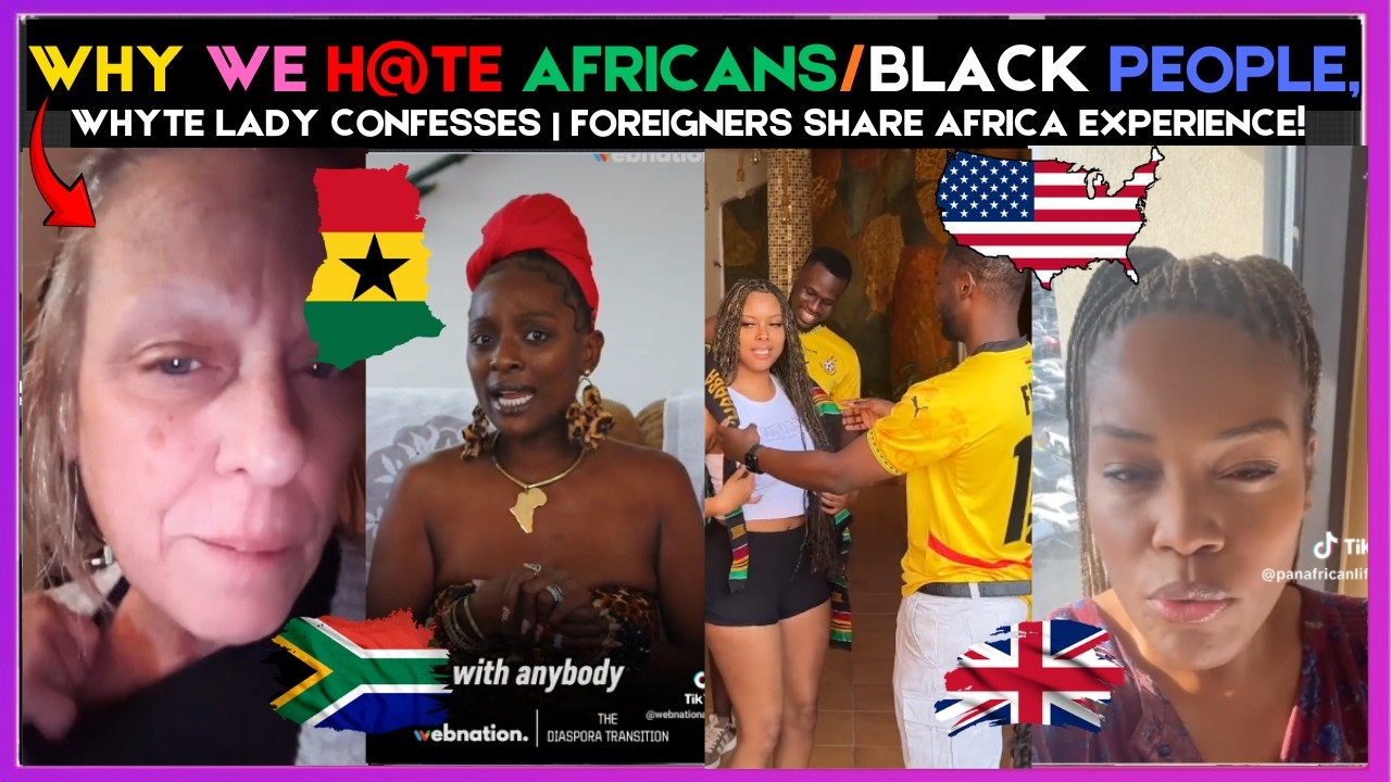 🇬🇭🇺🇸 WHY WE H@TE AFRICANS/BLACK PEOPLE, YT CONFESSES | FOREIGNERS SHARE AFRICA EXPERIENCE | KammaDyn