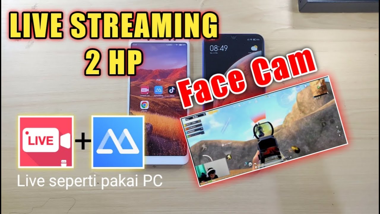 No. 2 - Tutorial Live 2 HP bisa Face Cam seperti PC