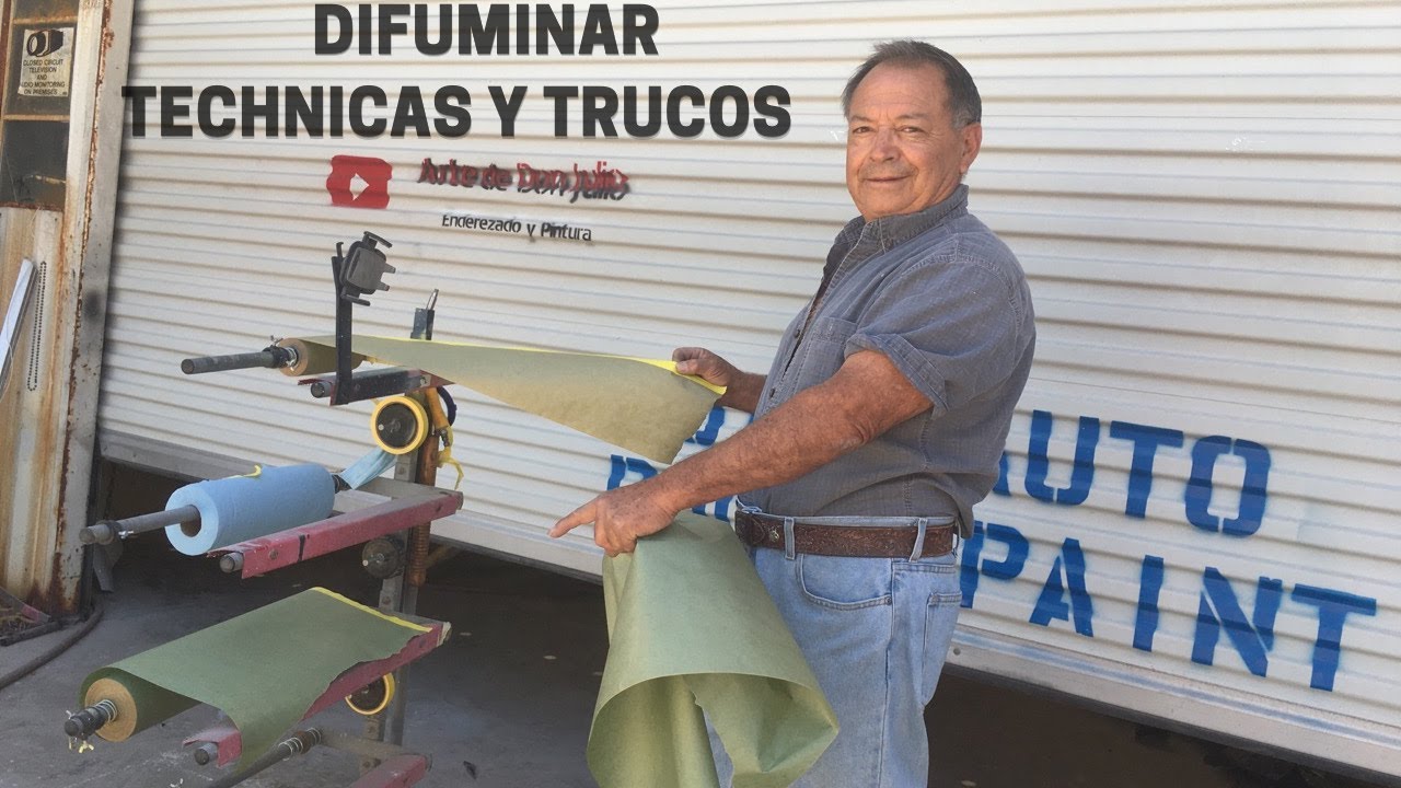 Cómo difuminar pintura automotriz usando cinta de empapelar, lija y pulido. Técnicas y trucos.