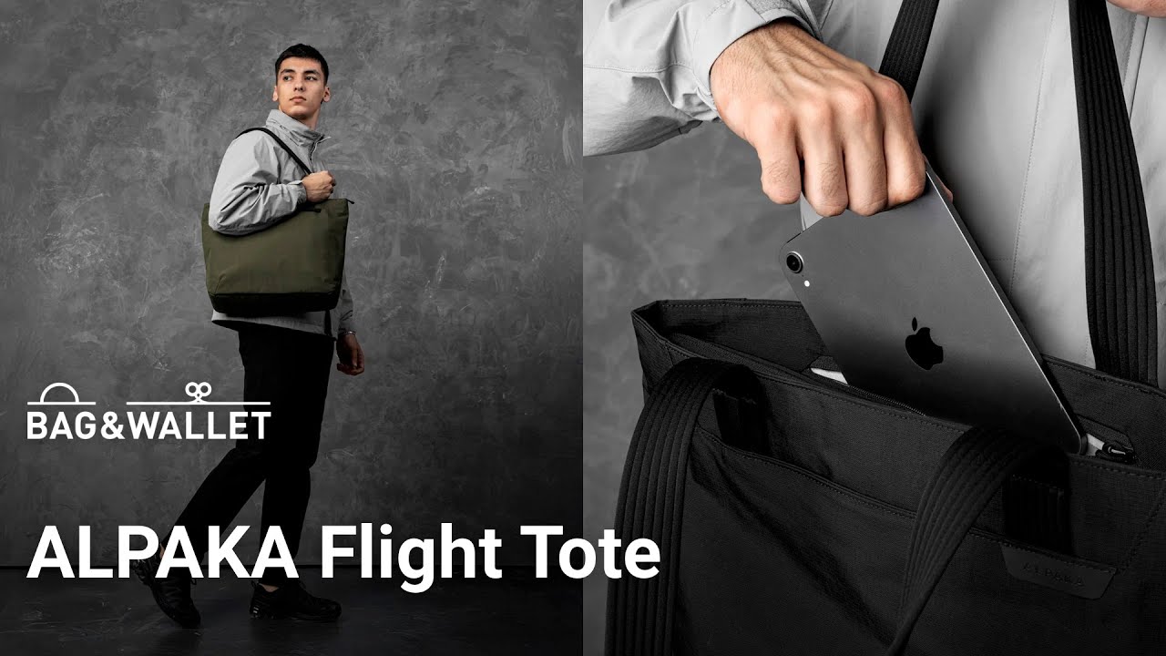 Обзор сумки ALPAKA Flight Tote (Medium и Large)