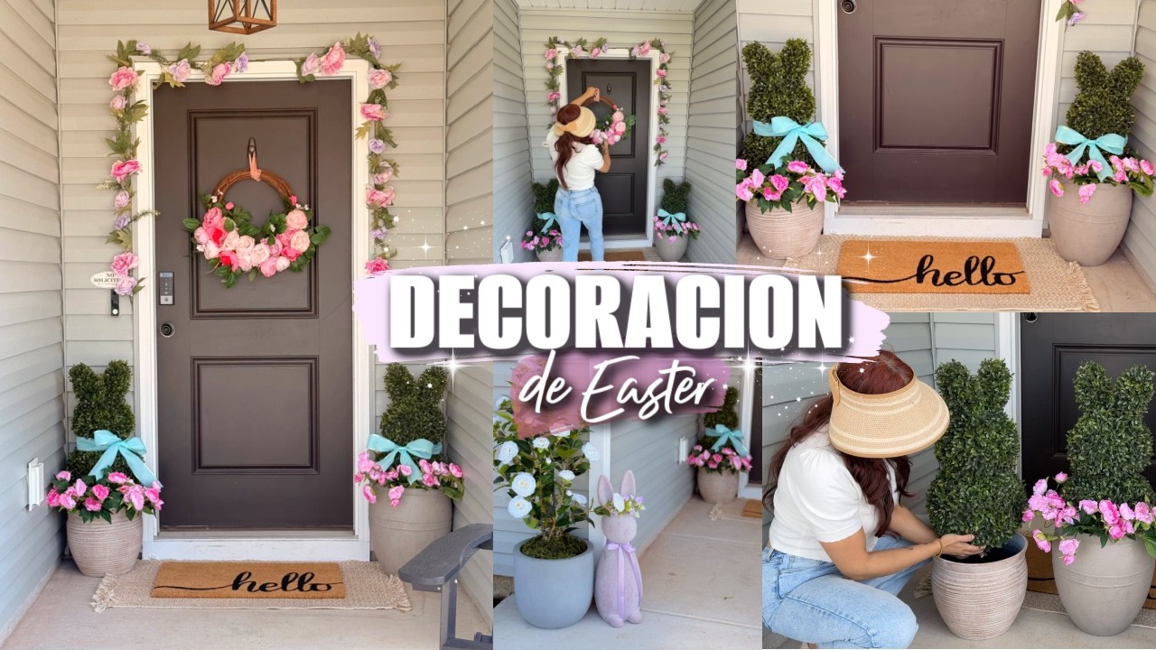 DECORACION DE MI ENTRADA DE EASTER