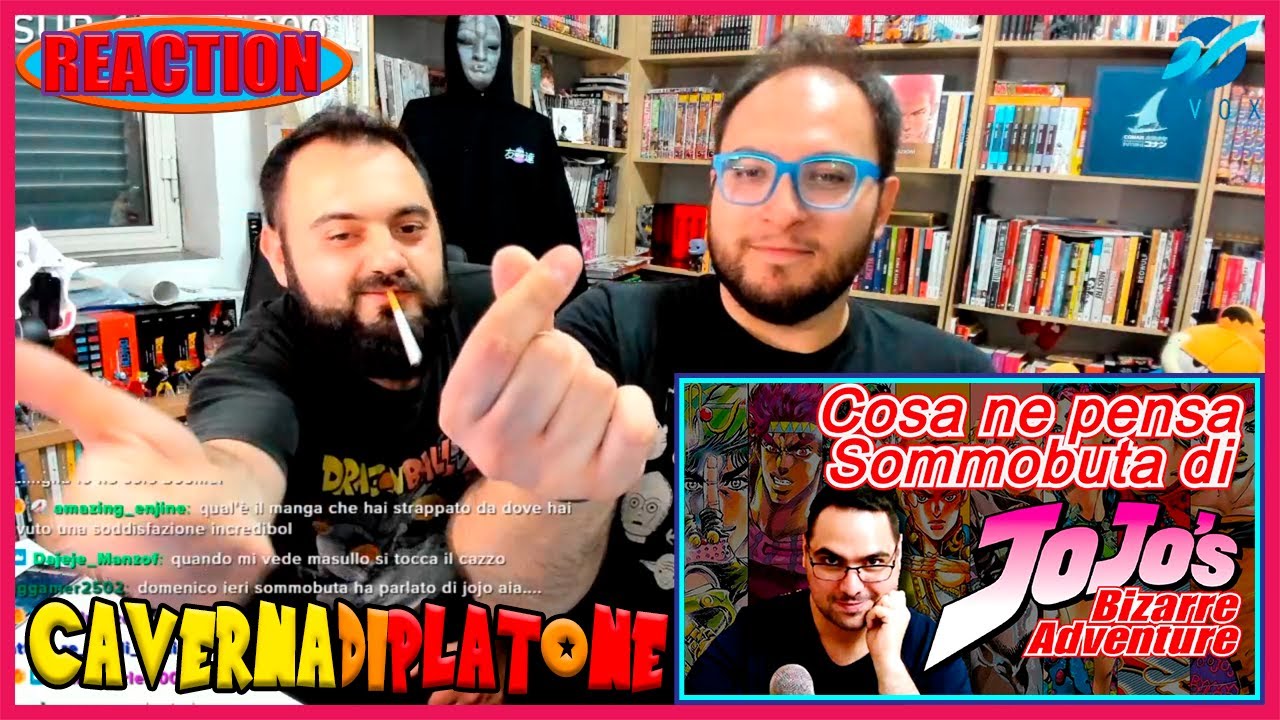 cavernadiplatone REACTION SOMMOBUTA si esprime! Cosa ne pensa di JOJO?