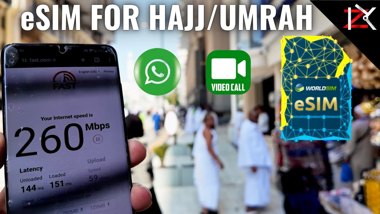 Лучшая eSIM-карта для умры/хаджа/Саудовской Аравии + видеозвонки через WhatsApp - Как установить ...