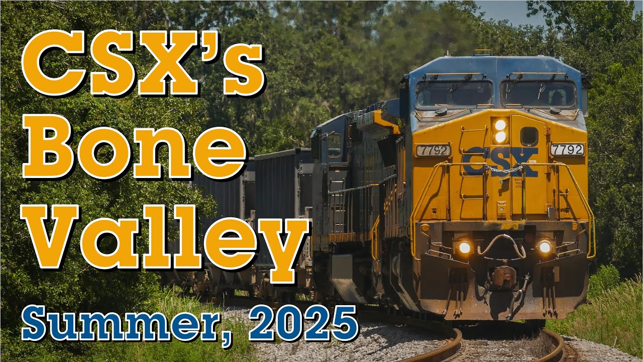 Railfanning CSX's Bone Valley - Summer, 2025