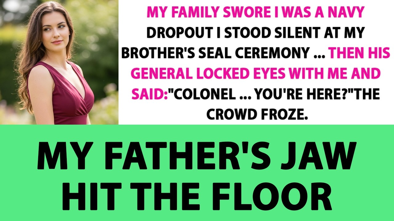 My Family Swore I Was A Navy Dropout I Stood Silent At My Brother's Seal Ceremony Then His General.
