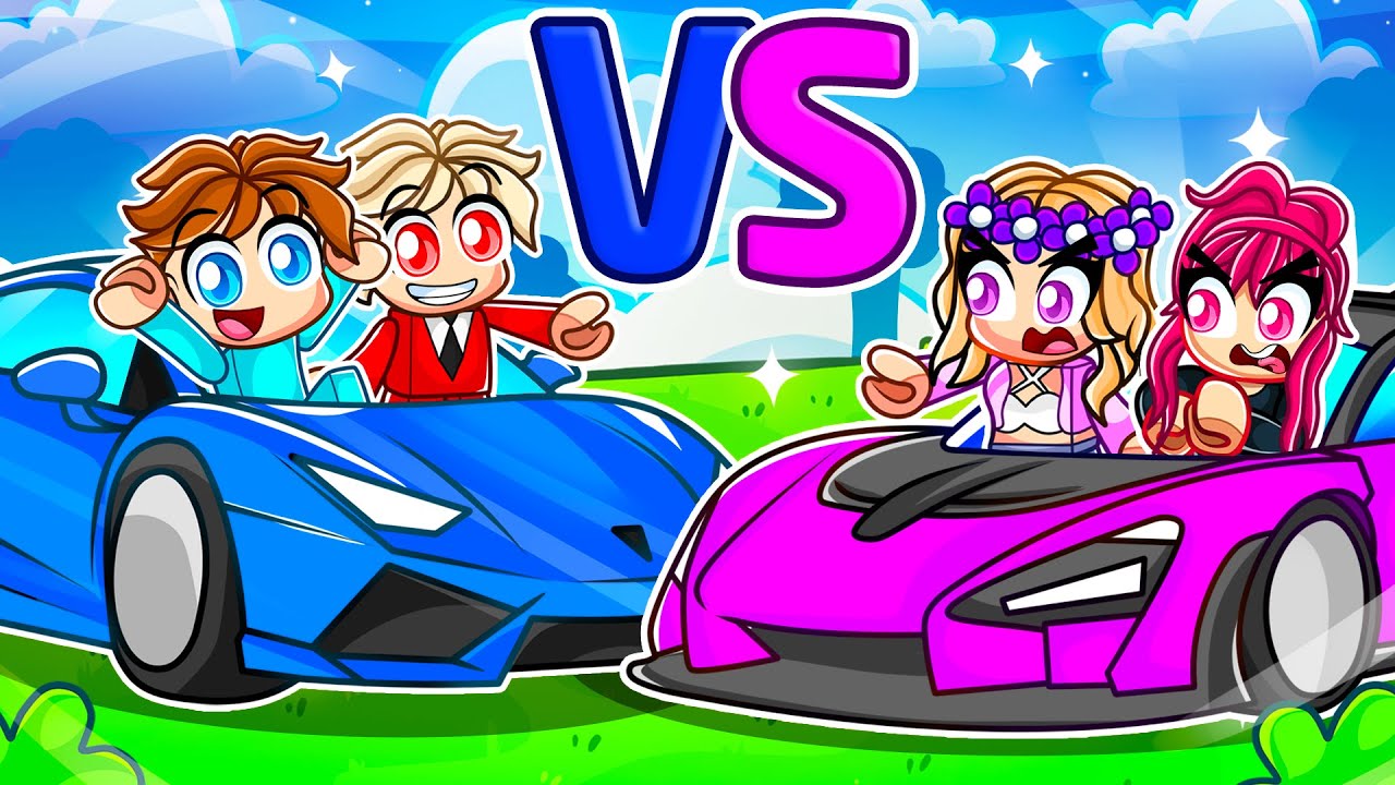 BOYS vs GIRLS FASTEST CAR in Roblox!