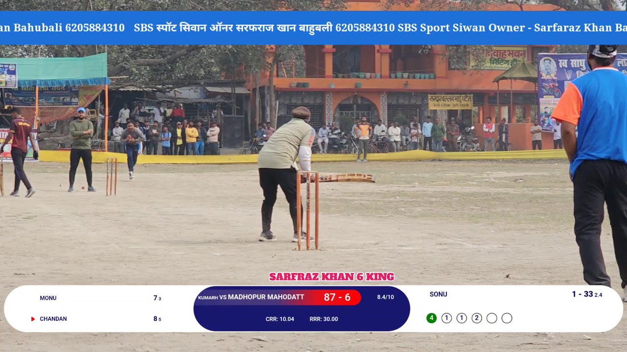 1st लीग मैच Madhopur Mahodatt 🆚 Kumarharkol
स्व साधु राय उर्फ लालदेव राय क्रिकेट टूर्नामेंट सीजन-1