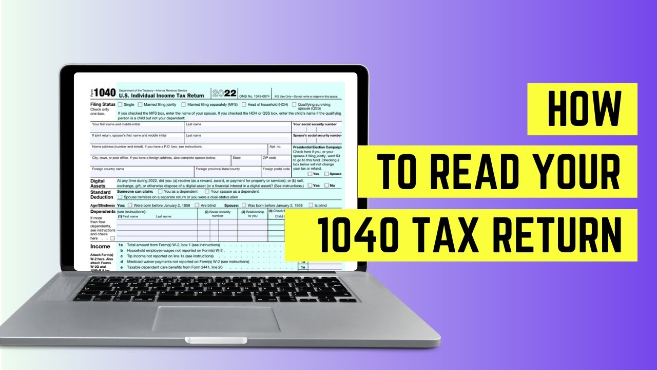 How to read my 2022 tax return (Form 1040) and check to make sure you got your tax credits!