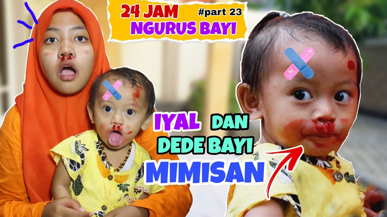 GAWAT IYAL DAN DEDE BAYI MIMISAN | 24 JAM NGURUS BAYI LUCU PART 23 | CHIKAKU FAMILY