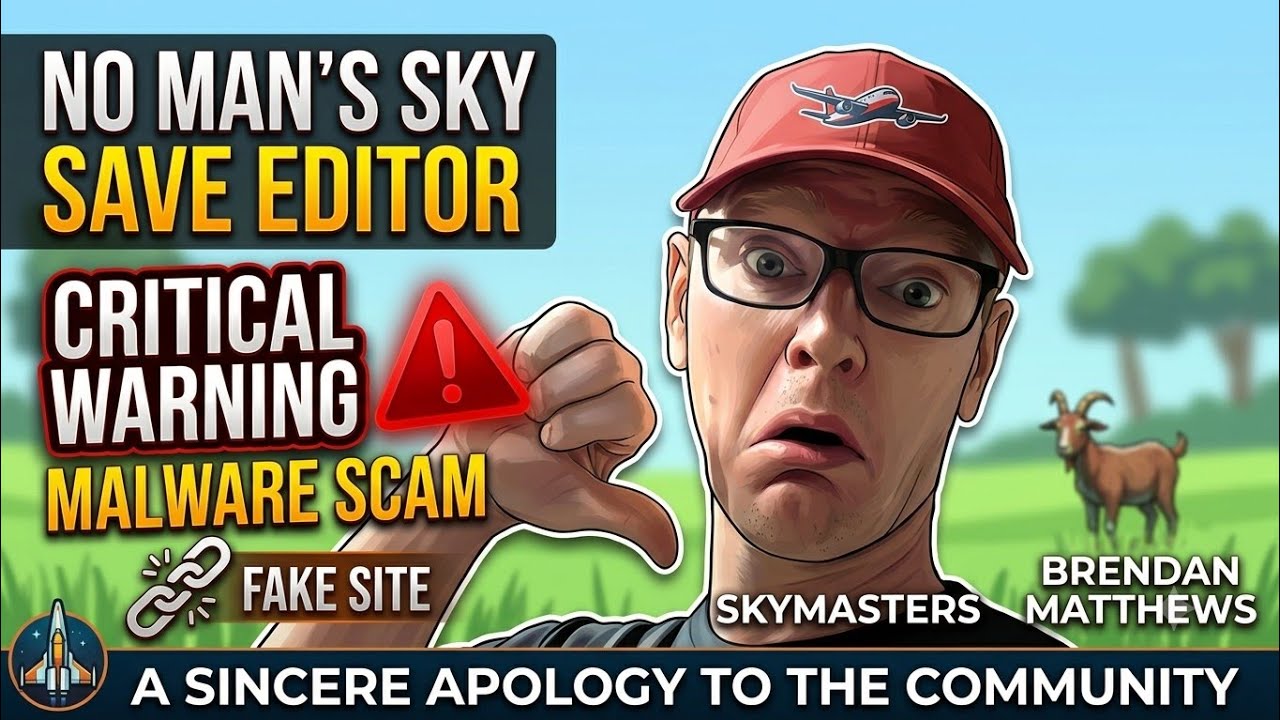 ​No Man's Sky Save Editor (2026): Fake Site Warning, Apology & How to Stay Safe