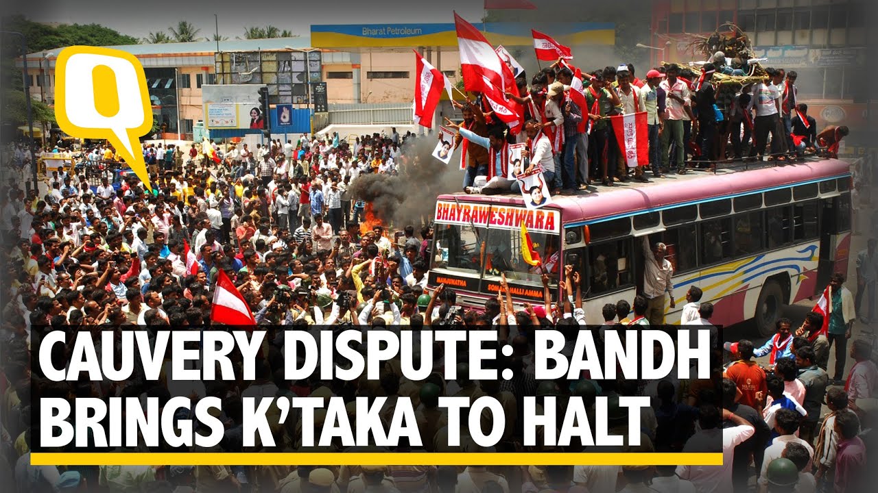 The Quint: Cauvery Water Dispute: Bandh Brings Karnataka to a Halt