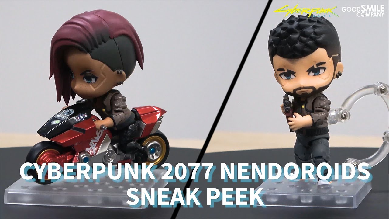 A Sneak Peek at the Cyberpunk 2077 Nendoroid Action Figures!