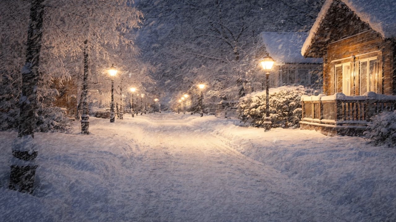 Howling Snowstorm Sounds | Mighty Blizzard Sounds for Sleeping