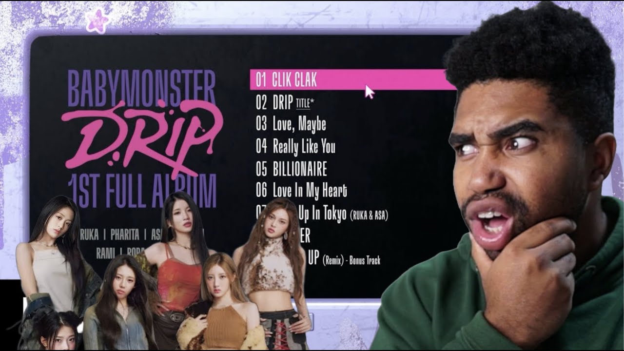 BABYMONSTER  [DRIP] ‘Love, Maybe’ & ‘CLIK CLAK’ PREVIEW  Reaction