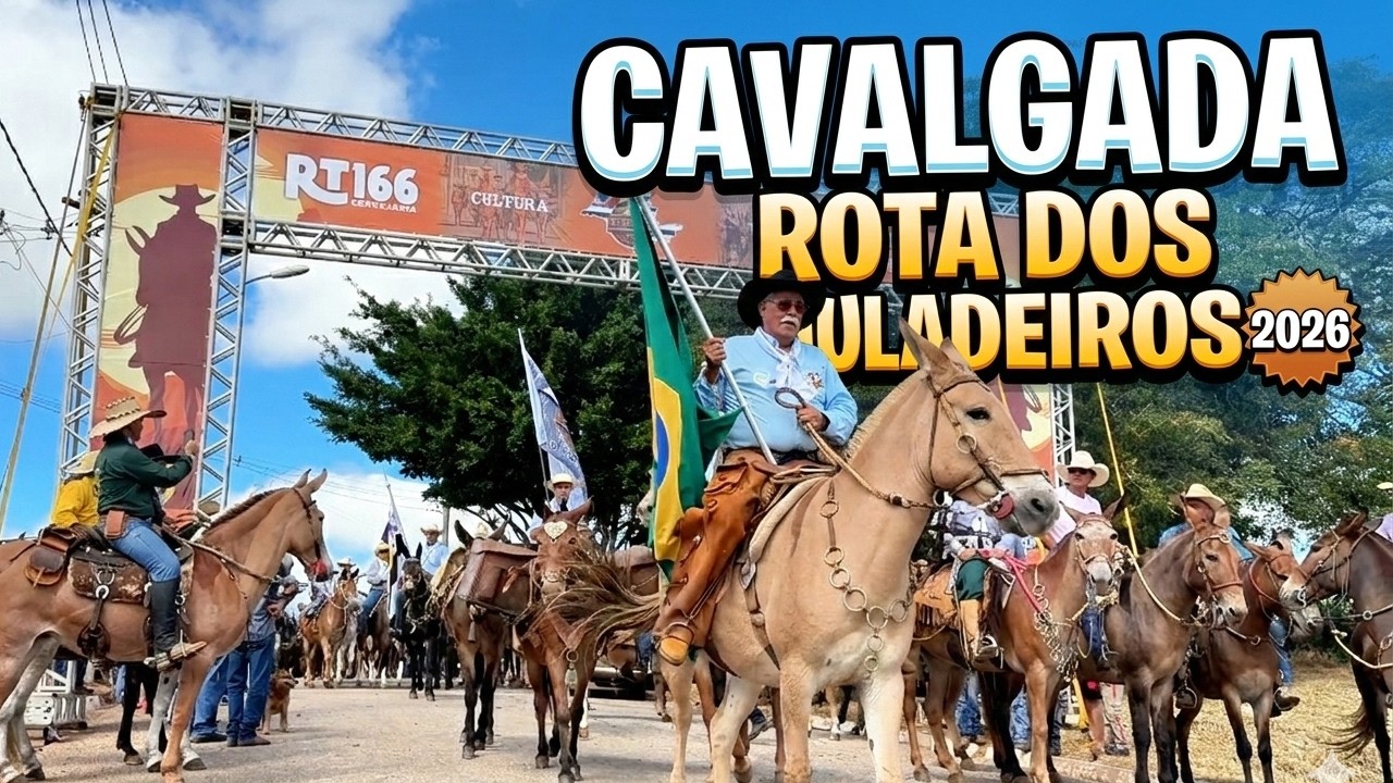CAVALGADA + DE 2.300 ANIMAIS 5ª ROTA DOS MULADEIROS 2026