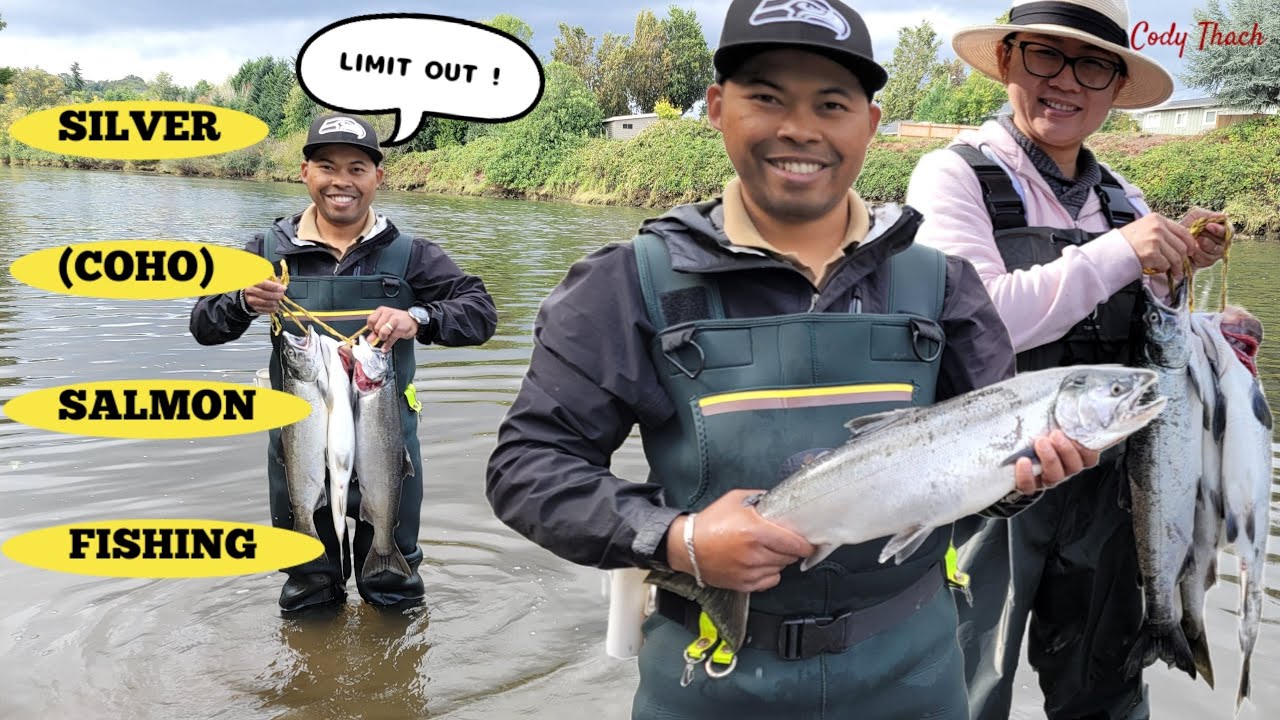 SILVER (COHO) SALMON FISHING SEATTLE WASHINGTON