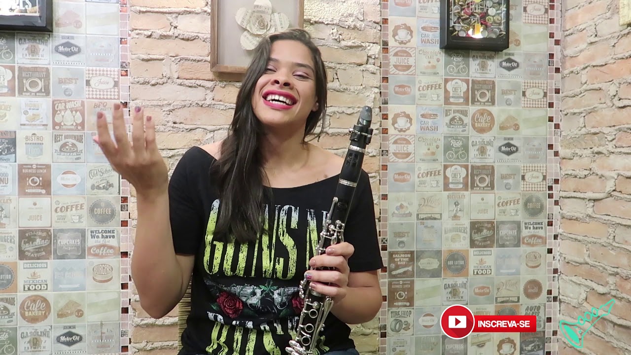 3. APRENDENDO CLARINETE COM MÚSICA - Escala de Ré, música CELTA -  Scarborough Fair