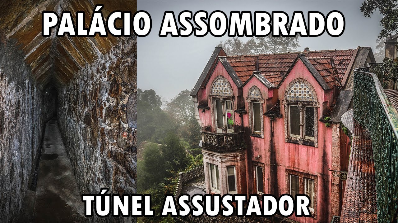 PALÁCIO ASSOMBRADO COM TÚNEL ASSUSTADOR - ABANDONADO