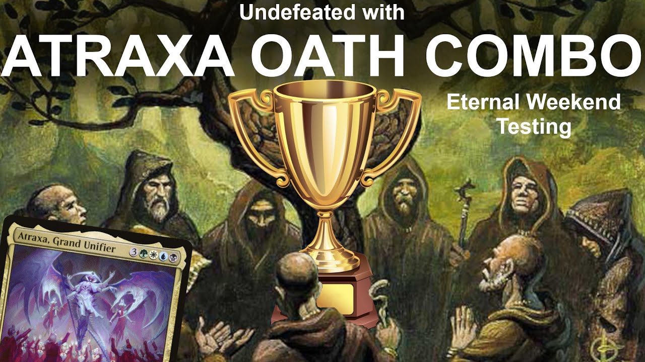 SERIOUS OATHING! Vintage Atraxa Oath of Druids Combo. Eternal Weekend Testing. Tinker 5-0 Trophy MTG