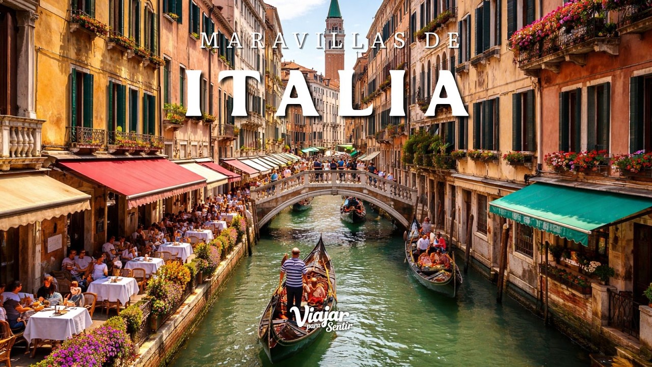 Maravillas de Italia | Los lugares más hermosos de Italia | Video de viaje en 4K