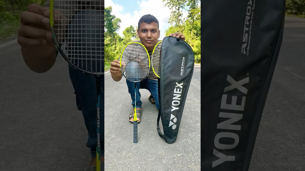 Обычная ракетка для бадминтона против Yonex Astrox: распаковка