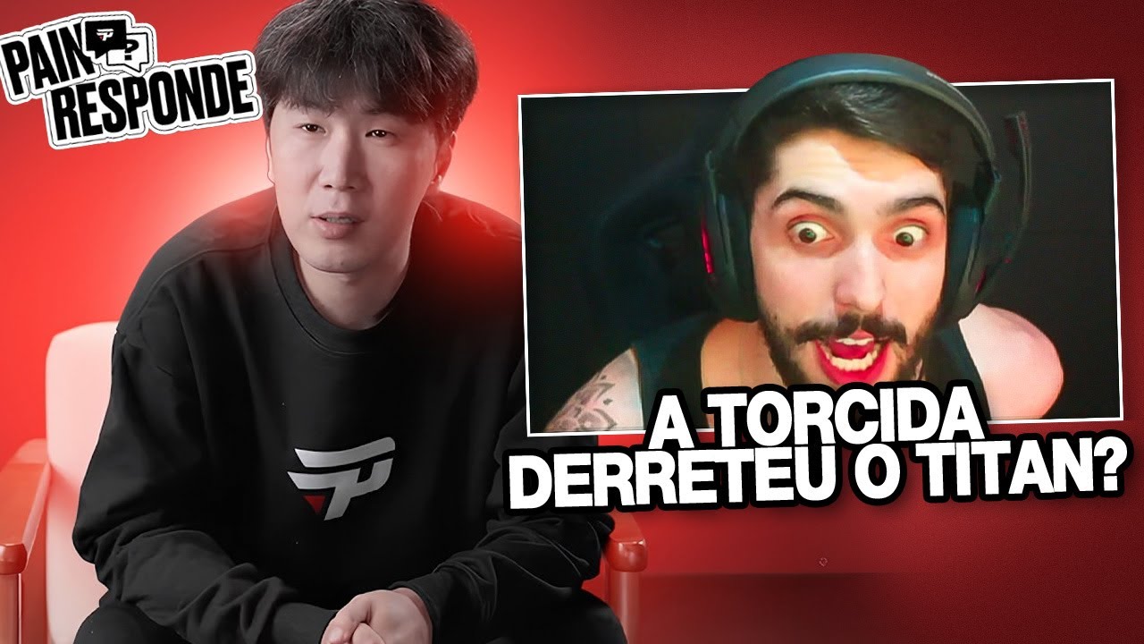 JUKES REAGIU AO PAIN RESPONDE DO XERO, A TORCIDA DEMENTOU O TITAN?