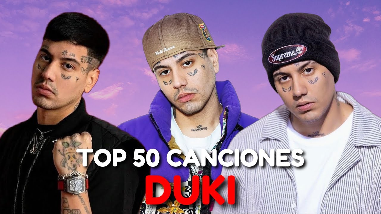 Adivina las 50 Canciones más Reproducidas en Youtube de Duki🤔🎶