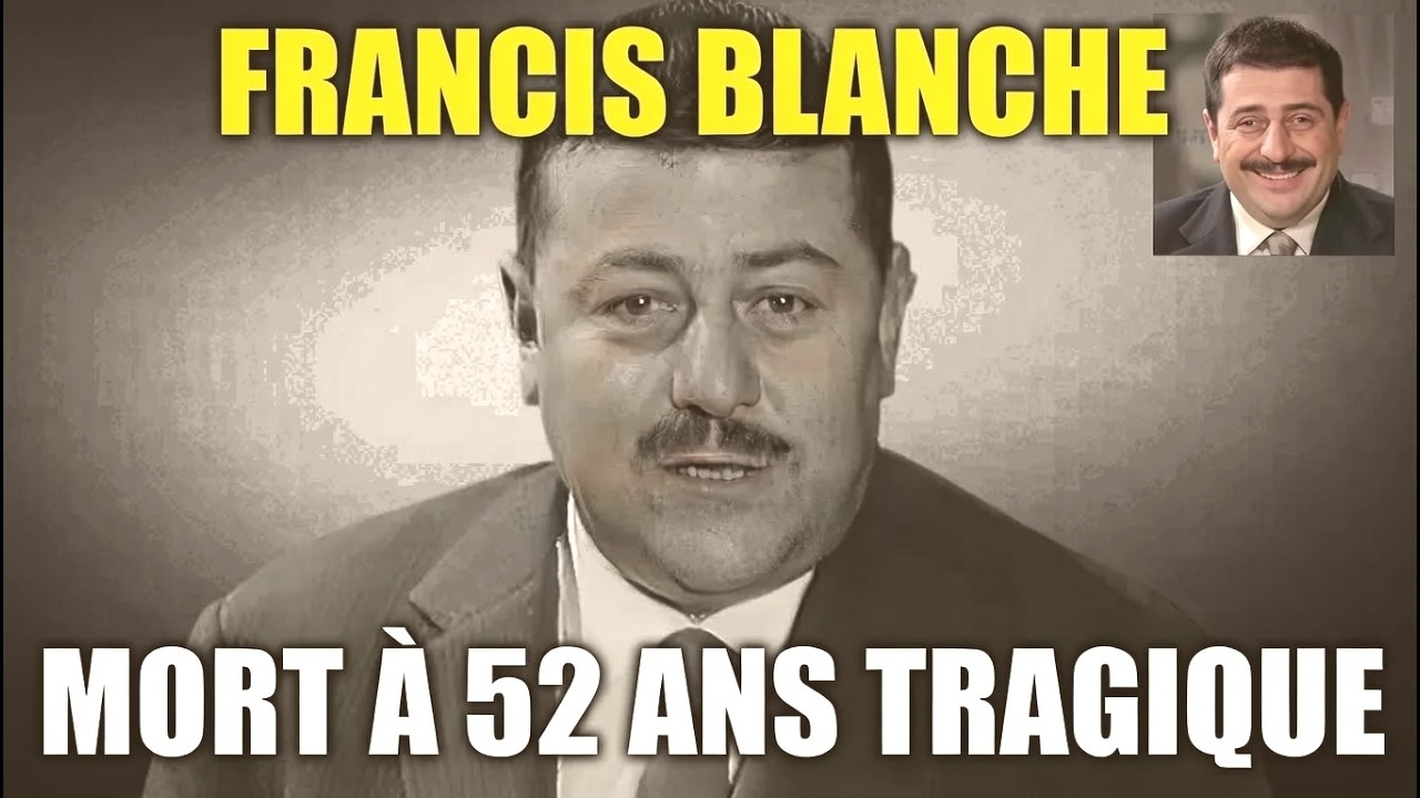 Francis Blanche : vie et mort TRAGIQUES à seulement 52 ans