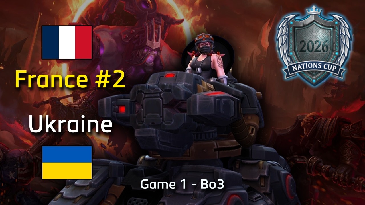 POV FRANCE #2 contre UKRAINE - PHASE DE LIGUE | Nations Cup 2026 - Game 1