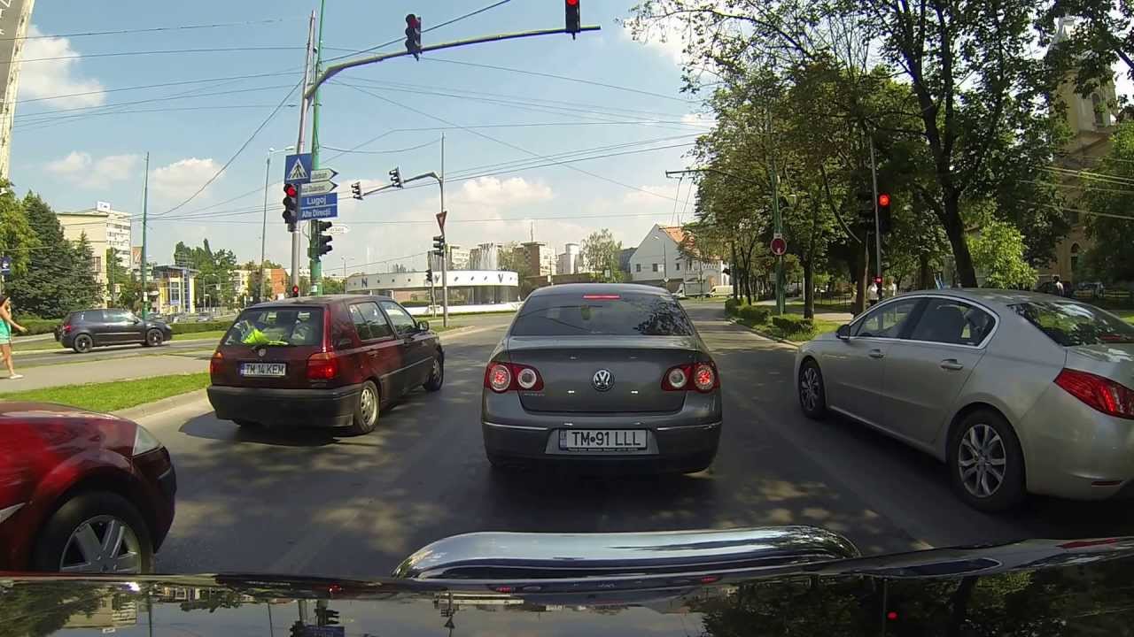 Driving in Timisoara