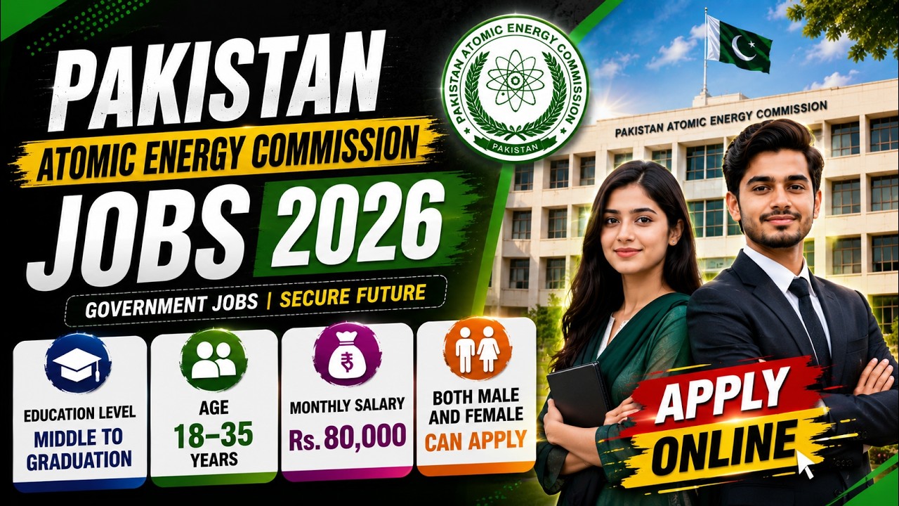 Pakistan Atomic Energy Jobs 2026 Online Apply | PAEC Jobs 2026 Online Apply | Latest Govt Jobs