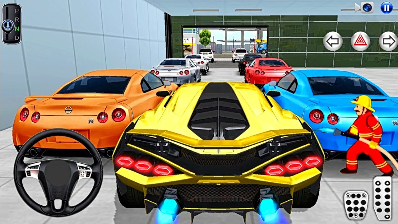 New Luxury Lamborghini car Parking in Super Shop - 3D Driving Class 2026 - Best Android iOS Gameplay