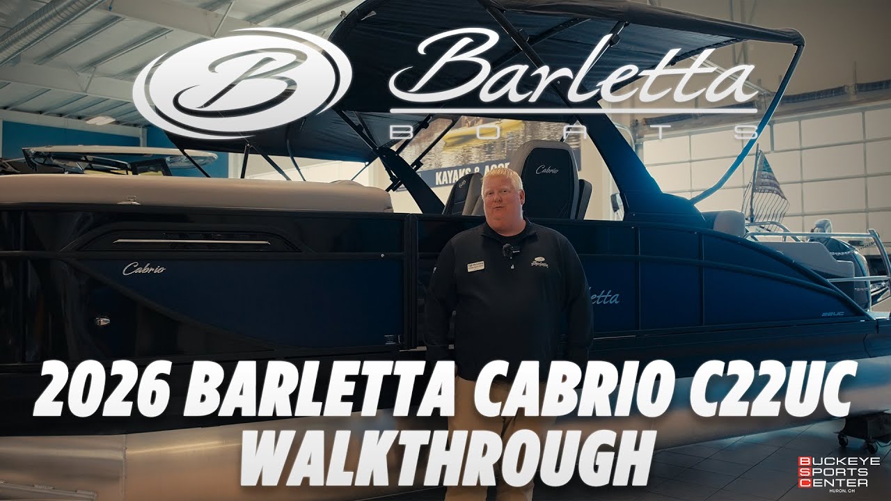 Обзор лодки Barletta Cabrio C22UC 2026 года